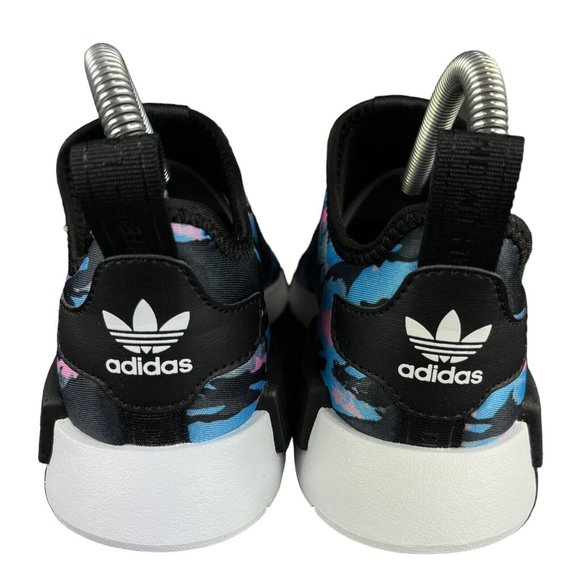 Adidas NMD 360 C Black Blue Pink Camo Slip-On Shoes HP9663 Youth Sizes 12 - 3 - Picture 5 of 9